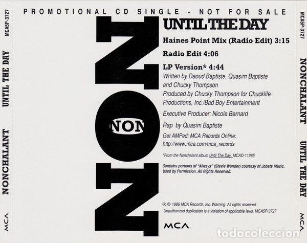 CDs de Musique: Nonchalant &ndash; Until The Day (CD, MCA Records MCA5P-3727)