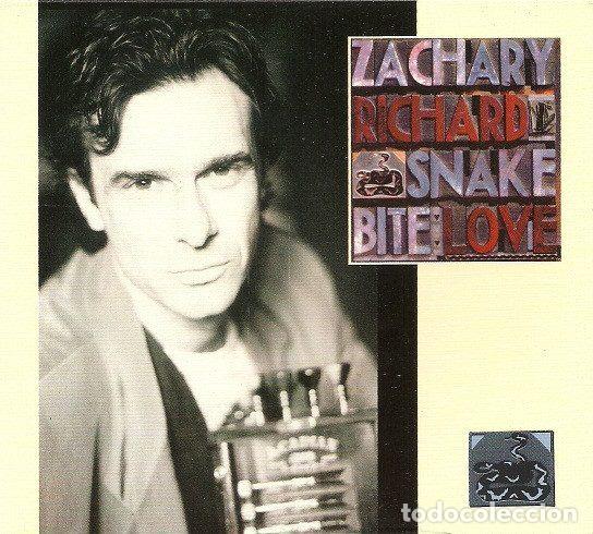 CD de M&uacute;sica: Zachary Richard &ndash; Snake Bite Love (CD, A&M Records 588 000-2)