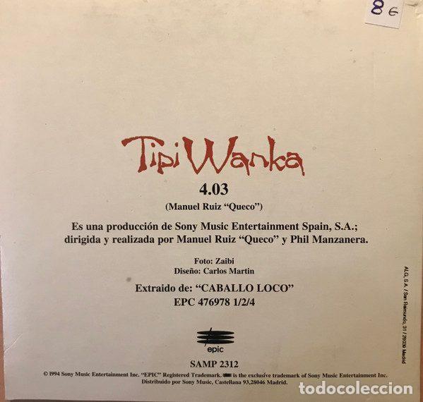 CDs de m&uacute;sica: Cherokee &ndash; Tipi Wanka (CD, Epic SAMP 2312) - Foto 2