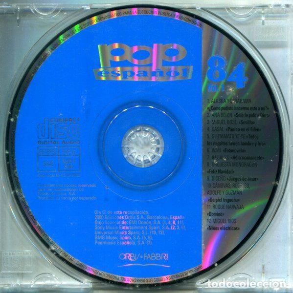 CDs de m&uacute;sica: Various &ndash; Pop Espa&ntilde;ol 84 (Vol.1) (CD, Orbis POP-03) - Foto 4