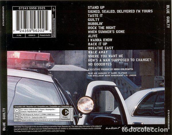 CDs de m&uacute;sica: Blue &ndash; Guilty (CD, Virgin 0724359562025) - Foto 2