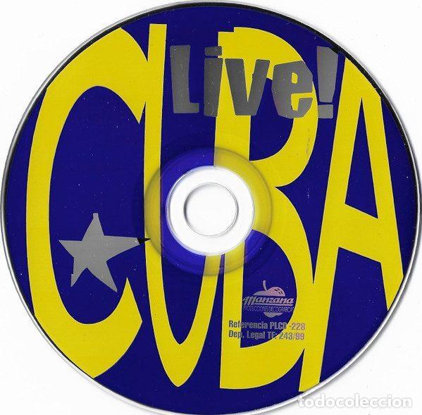 CDs de m&uacute;sica: Various &ndash; Cuba Live! (CD, Manzana PLCD-228) - Foto 2