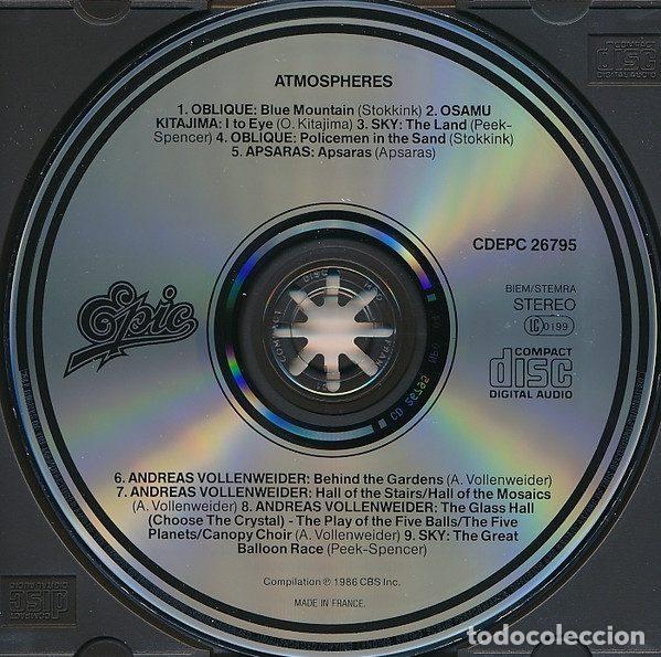 CDs de m&uacute;sica: Various &ndash; Atmospheres (CD, Epic CDEPC 26795) - Foto 3