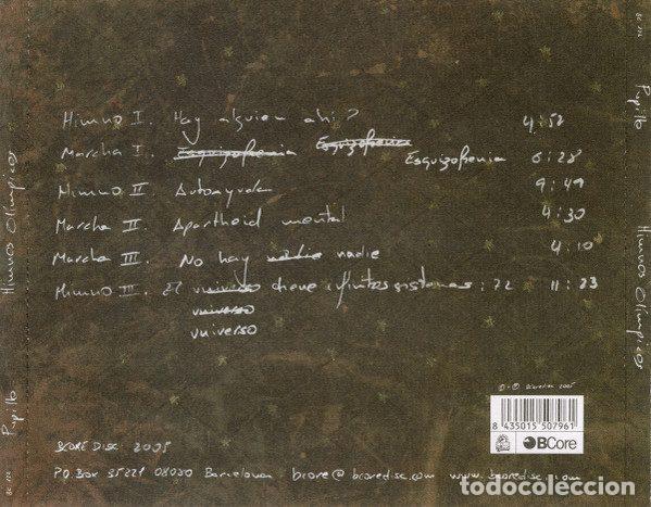 CDs de m&uacute;sica: Pupille &ndash; Himnos Ol&iacute;mpicos (CD, Bcore BC.122) - Foto 2