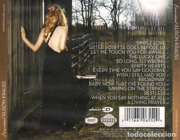 CDs de m&uacute;sica: Alison Krauss &ndash; Essential (CD, Rounder Records 610 6552) - Foto 2