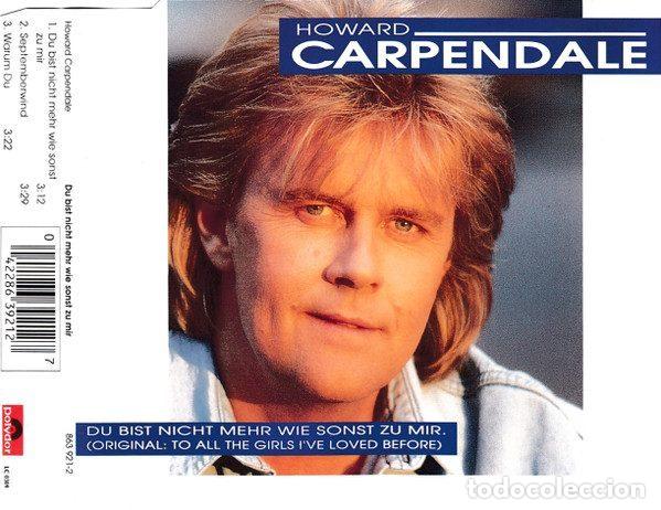CDs de m&uacute;sica: Howard Carpendale &ndash; Du Bist Nicht Mehr So Wie Sonst Zu Mir (CD, Polydor 863 921-2)