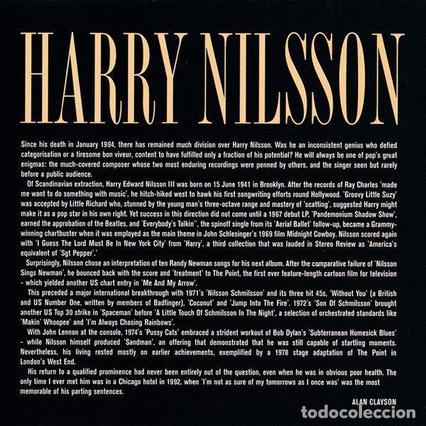 CDs de m&uacute;sica: Harry Nilsson &ndash; The Masters (CD, Eagle Records EAB CD 041) - Foto 4