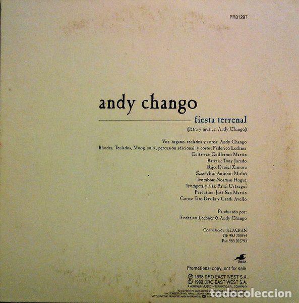 CDs de m&uacute;sica: Andy Chango &ndash; Fiesta Terrenal (CD, Gasa PR01297) - Foto 2
