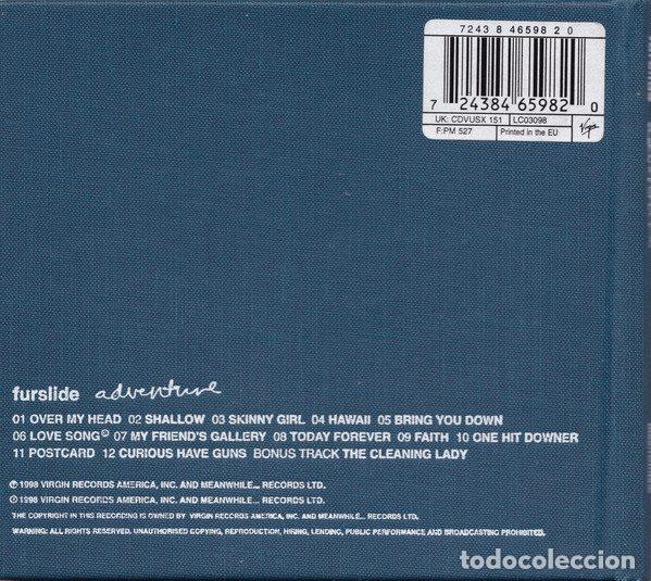 CDs de m&uacute;sica: Furslide &ndash; Adventure (CD, Virgin CDVUSX 151) - Foto 2