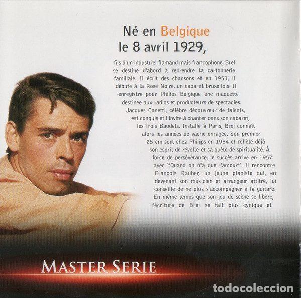 CDs de m&uacute;sica: Brel &ndash; Master Serie (CD, Universal 816 458-2) - Foto 2