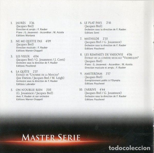 CDs de m&uacute;sica: Brel &ndash; Master Serie (CD, Universal 816 458-2) - Foto 4