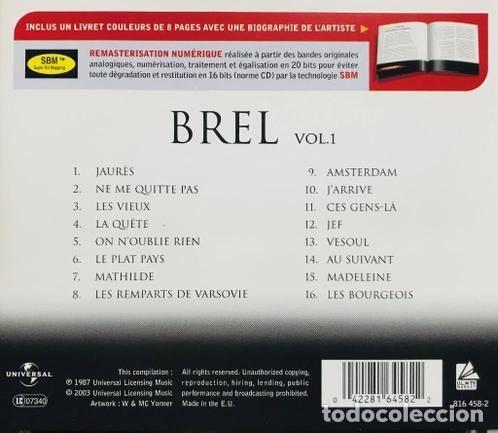 CDs de m&uacute;sica: Brel &ndash; Master Serie (CD, Universal 816 458-2) - Foto 9