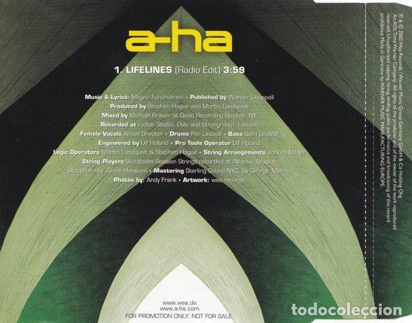 CDs de m&uacute;sica: a-ha &ndash; Lifelines (CD, WEA Records PR 03215) - Foto 3