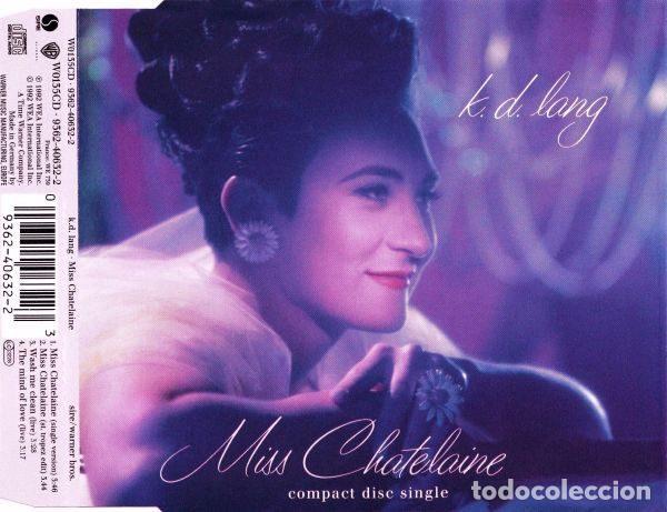 CDs de m&uacute;sica: k.d. lang &ndash; Miss Chatelaine (CD, Sire 9362-40632-2) - Foto 3