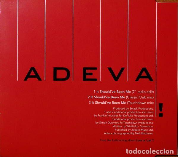 CDs de m&uacute;sica: Adeva &ndash; It Shouldve Been Me (CD, Cooltempo coolcd236) - Foto 2