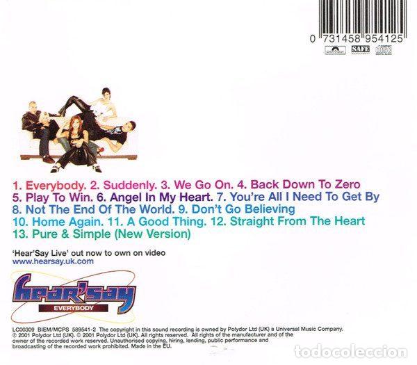 CDs de m&uacute;sica: HearSay &ndash; Everybody (CD, Polydor 589541-2) - Foto 2
