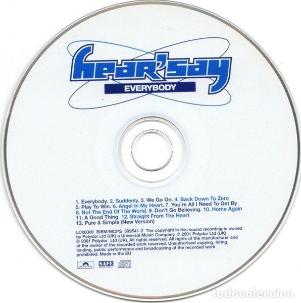 CDs de m&uacute;sica: HearSay &ndash; Everybody (CD, Polydor 589541-2) - Foto 3
