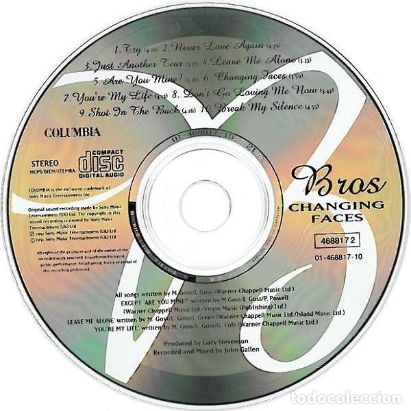 CDs de m&uacute;sica: Bros &ndash; Changing Faces (CD, Columbia 468817 2) - Foto 3
