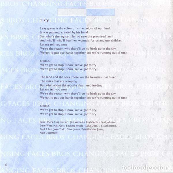 CDs de m&uacute;sica: Bros &ndash; Changing Faces (CD, Columbia 468817 2) - Foto 7