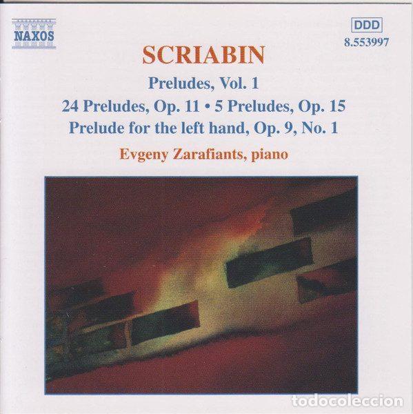 CD de M&uacute;sica: Scriabin - Evgeny Zarafiants &ndash; Preludes, Vol. 1: 24 Preludes, Op. 11 &bull; 5 Preludes, Op. 15 &bull;...