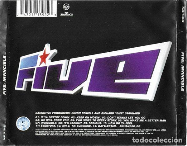 CDs de m&uacute;sica: Five &ndash; Invincible (CD, RCA 74321713922) - Foto 2