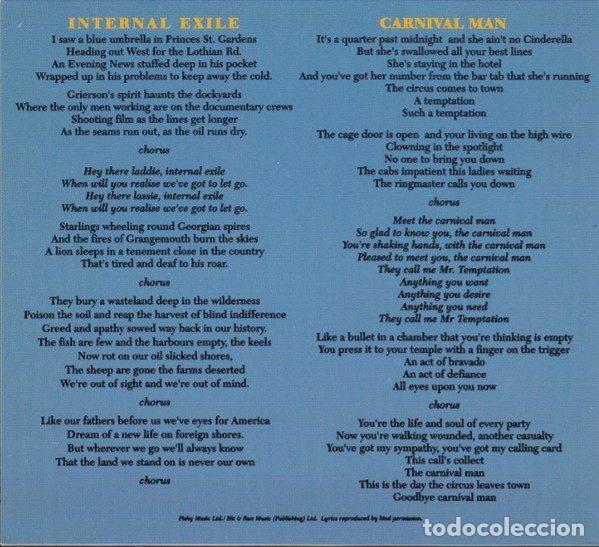 CDs de m&uacute;sica: Fish &ndash; Internal Exile (CD, Polydor VIS 1) - Foto 6
