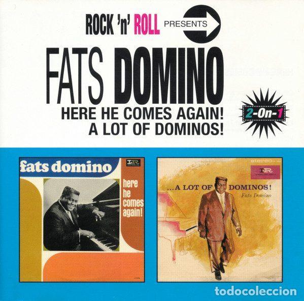 CDs de m&uacute;sica: Fats Domino &ndash; Here He Comes Again! / A Lot Of Dominos! (CD, EMI 7243 5 33630 2 4)