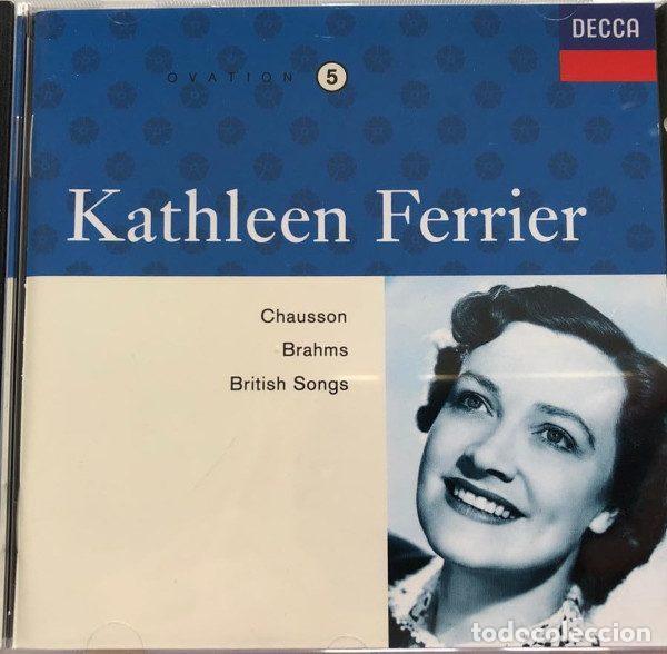 Music CDs: Chausson, Brahms - Kathleen Ferrier &ndash; Chausson, Brahms, British Songs (CD, Decca 433 472-2 )