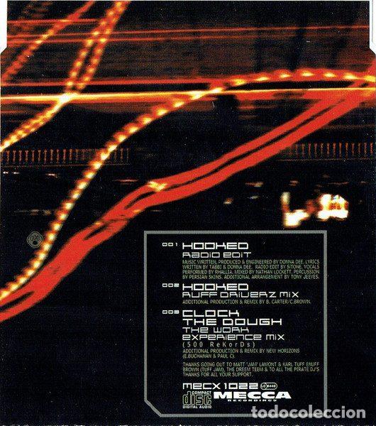 CDs de m&uacute;sica: Donna Dee &ndash; Hooked (CD, Mecca Recordings mecx 1022) - Foto 3