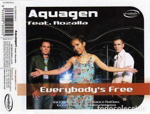 Music CDs: Aquagen Feat. Rozalla &ndash; Everybody's Free (CD, Cyber Music VLCDMX 1045-4)