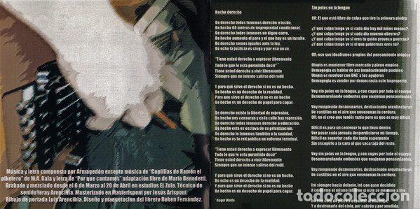 CDs de m&uacute;sica: Armagedon &ndash; Dignidad (CD, Zero Records ZEANF034 2) - Foto 5