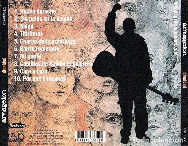 CDs de m&uacute;sica: Armagedon &ndash; Dignidad (CD, Zero Records ZEANF034 2) - Foto 10