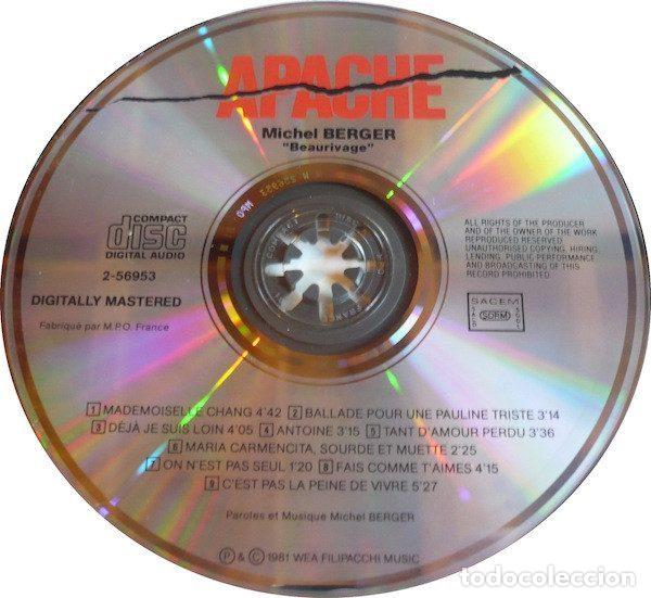 CDs de m&uacute;sica: Michel Berger &ndash; Beaurivage (CD, Apache 2-56953) - Foto 3