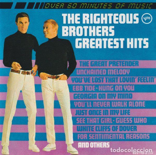 CDs de m&uacute;sica: The Righteous Brothers &ndash; Greatest Hits (CD, Verve Records 823 119-2)