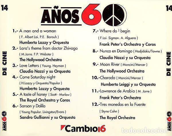 CDs de m&uacute;sica: Various &ndash; De Cine (CD, Cambio 16 none) - Foto 3