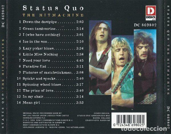 CDs de m&uacute;sica: Status Quo &ndash; The Hitmachine (CD, Disky DC 869802) - Foto 2