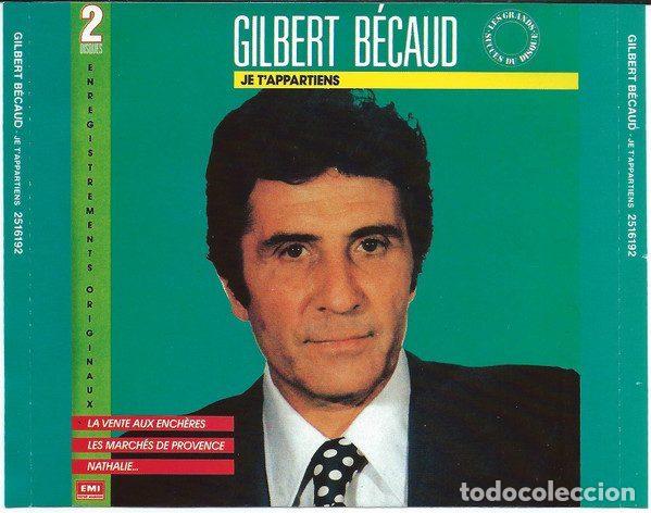 CDs de m&uacute;sica: Gilbert B&eacute;caud &ndash; Je T'Appartiens (CD, EMI Path&eacute; Marconi 2516192)