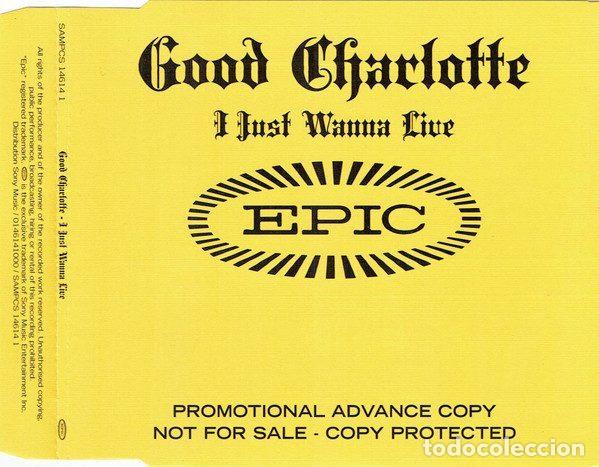 Musik-CDs: Good Charlotte &ndash; I Just Wanna Live (CD, Epic SAMPCS 14614 1)