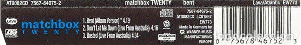 CDs de m&uacute;sica: Matchbox Twenty &ndash; Bent (CD, Atlantic AT0082CD) - Foto 5