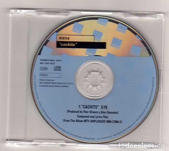 CD de M&uacute;sica: Man&aacute; &ndash; Cachito (CD, WEA PR02313)