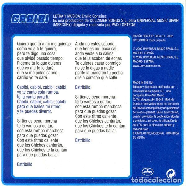 CDs de m&uacute;sica: Los Chichos &ndash; Cabibi (CD, Mercury CHICHOS3) - Foto 2