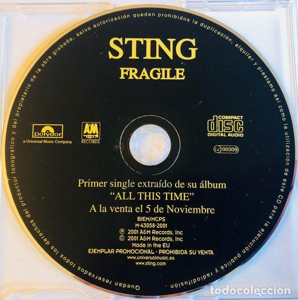 Music CDs: Sting &ndash; Fragile (CD, A&M Records M430582001)