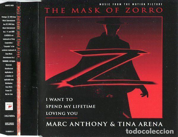 CD de M&uacute;sica: Marc Anthony & Tina Arena &ndash; I Want To Spend My Lifetime Loving You (CD, Columbia SAMPCS 5855)