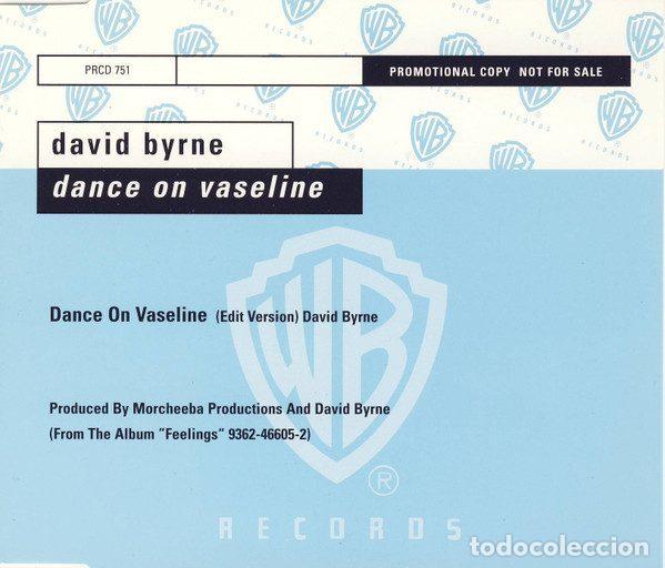 CD de M&uacute;sica: David Byrne &ndash; Dance On Vaseline (CD, Warner Bros. Records PRCD 751)
