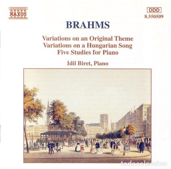 CDs de m&uacute;sica: Brahms, Idil Biret &ndash; Brahms: Variations On An Original Theme, Variations On A Hungarian Song,...
