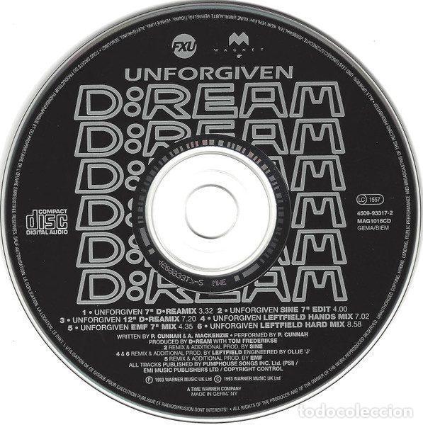 CDs de m&uacute;sica: D:Ream &ndash; Unforgiven (CD, Magnet MAG1016CD) - Foto 3