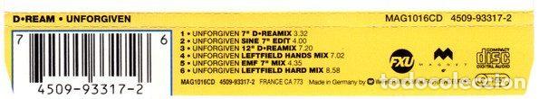 CDs de m&uacute;sica: D:Ream &ndash; Unforgiven (CD, Magnet MAG1016CD) - Foto 4