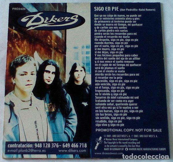 CDs de m&uacute;sica: Dikers &ndash; Sigo En Pie (CD, DRO PRO2420) - Foto 2