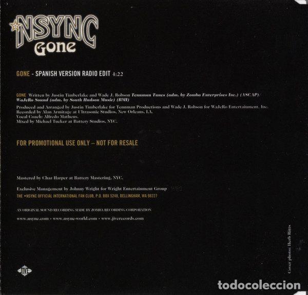 CDs de m&uacute;sica: *NSYNC &ndash; Gone (CD, Jive 9252962P) - Foto 2