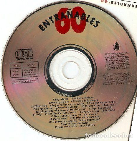 CDs de m&uacute;sica: Various &ndash; Entra&ntilde;ables 60 (CD, Hispavox 8273782) - Foto 3